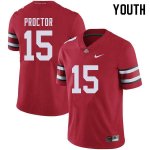 Youth Ohio State Buckeyes #15 Josh Proctor Red Nike NCAA College Football Jersey Restock NNV6444SN